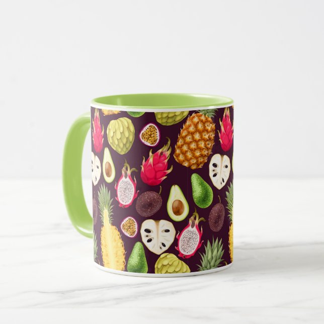 Tropical Fruit Mug (Front Left)