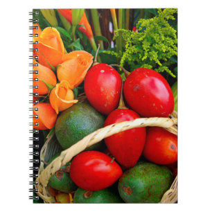 Tropical fruit notebook