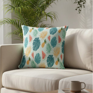 Tropical Fruit Pattern Decorative Cushion