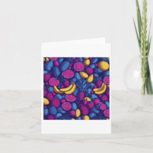 Tropical Fruit Pattern – Exotic Vibrant Design Sti Card
