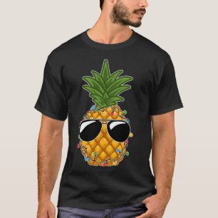 Tropical Fruit Pineapple Sunglasses Christmas In J T-Shirt