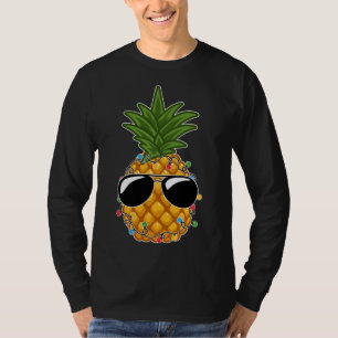 Tropical Fruit Pineapple Sunglasses Christmas In J T-Shirt