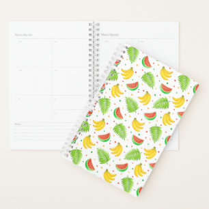 Tropical Fruit Polka Dot Pattern Planner