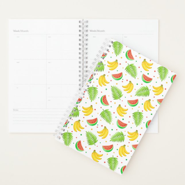Tropical Fruit Polka Dot Pattern Planner (Display)