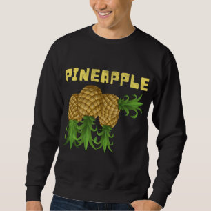 Tropical Fruit Upside Down Pineapple Swinger Beach Sweatshirt