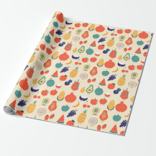 Tropical Fruit Wrapping Paper