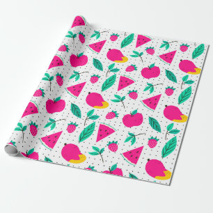 Tropical Fruit Wrapping Paper