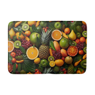 Tropical Fruits Bath Mat