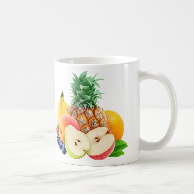 Tropical fruits coffee mug (Right)