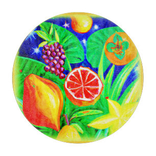 Tropical Fruits in the Sky. Buy Now Cutting Board