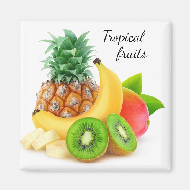 Tropical fruits magnet (Front)