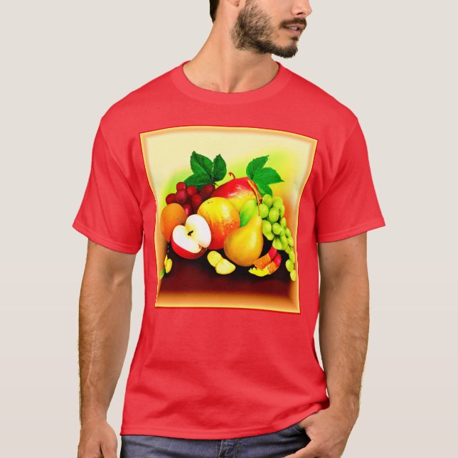 Tropical Fruits Painting. Buy Now T-Shirt (Front)