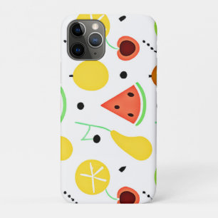 Tropical Fruits Pattern Design iPhone 11 Pro Case