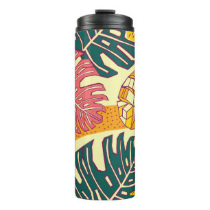 Tropical fruits,pattern design thermal tumbler