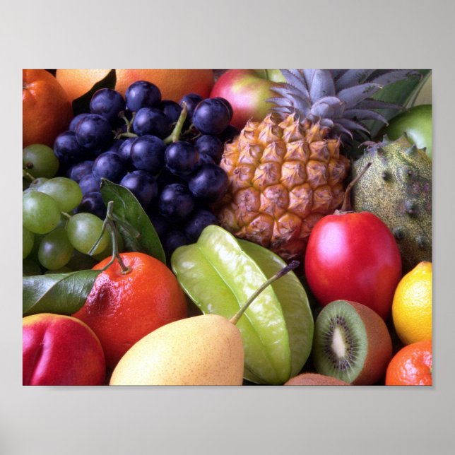 Tropical Fruits Poster (Front)