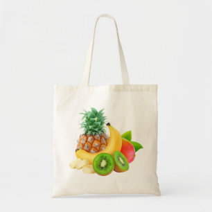 Tropical fruits tote bag