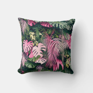 Tropical Full Background Trees Cushion