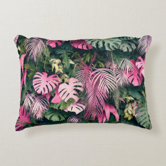 Tropical Full Background Trees Decorative Cushion