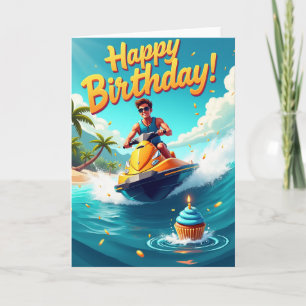 Tropical Fun Birthday Card