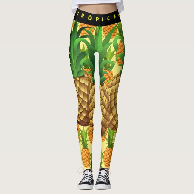 Tropical Fun Leggings (Front)