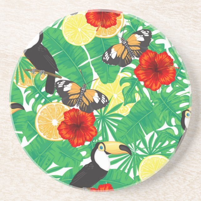 Tropical garden coaster (Front)