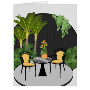 Tropical Garden Courtyard