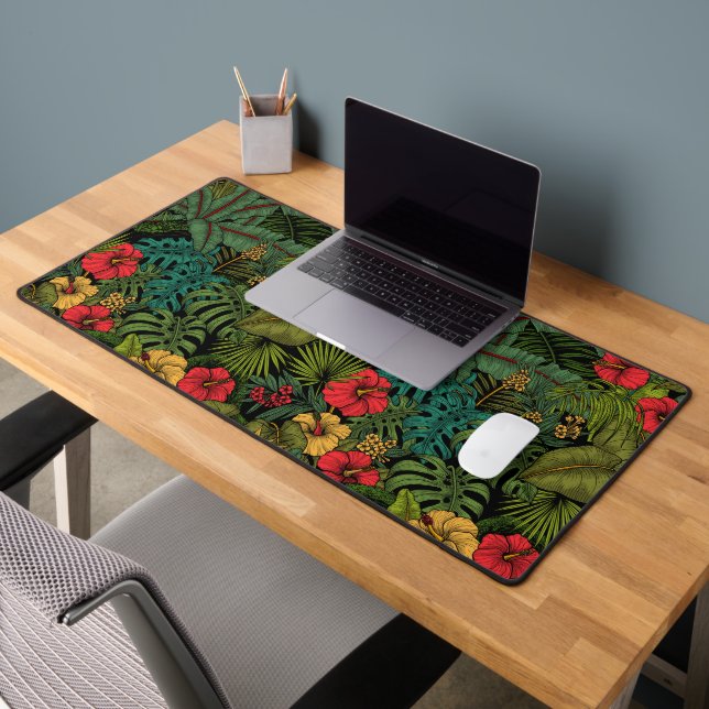 Tropical garden desk mat (Office 2)