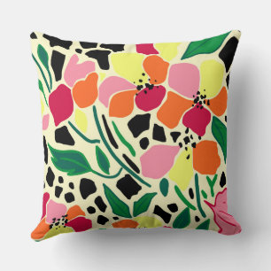 Tropical Garden Dots Cushion