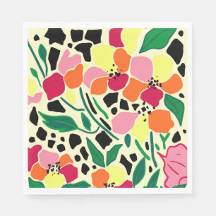 Tropical Garden Dots Napkin