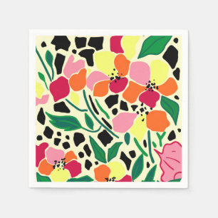 Tropical Garden Dots Napkin
