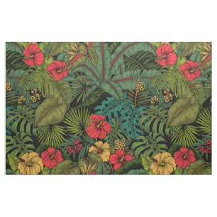 Tropical garden fabric