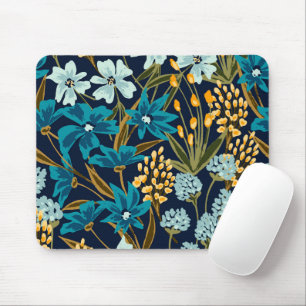 Tropical Garden Flowers Mouse Pad