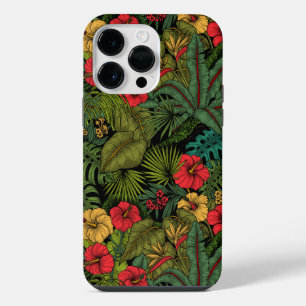 Tropical garden iPhone 14 pro max case