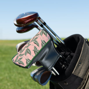 Tropical Garden Leaves Pattern Golf Head Cover