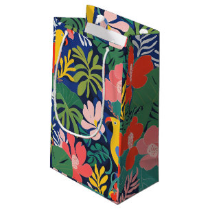 Tropical Garden Modern Expressionism Artwork Small Gift Bag