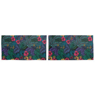 Tropical garden pillowcase