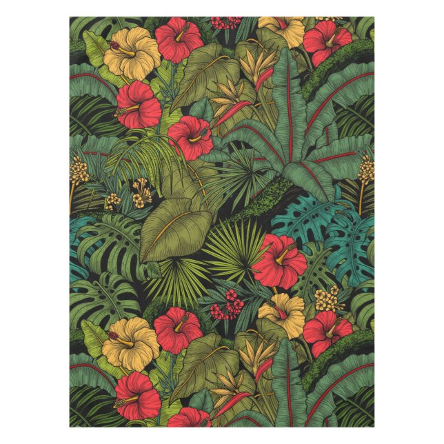 Tropical garden tablecloth (Front)