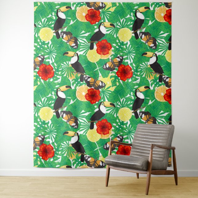 Tropical garden tapestry (In Situ)