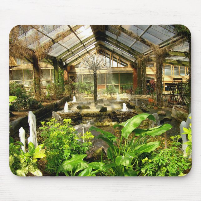 Tropical garden under glass mouse pad (Front)