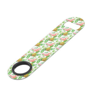 Tropical garden watercolor pattern