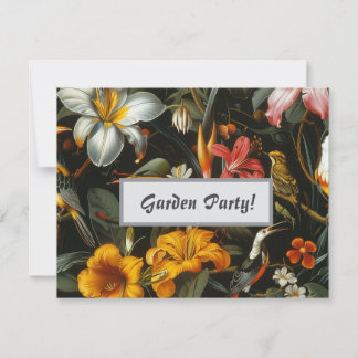Tropical gardenInvitation Invitation