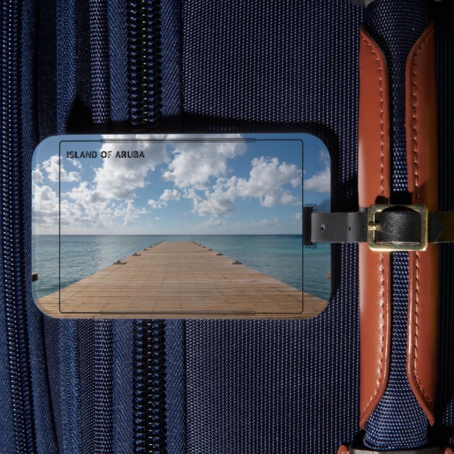 Tropical Getaway Luggage Tag (Front Insitu 4)