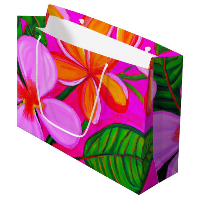 Tropical gift bag (Front Angled)