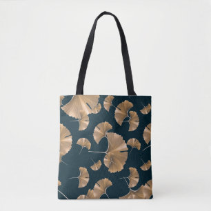 Tropical ginko palm leaves, Hawaiian pattern. Tote Bag