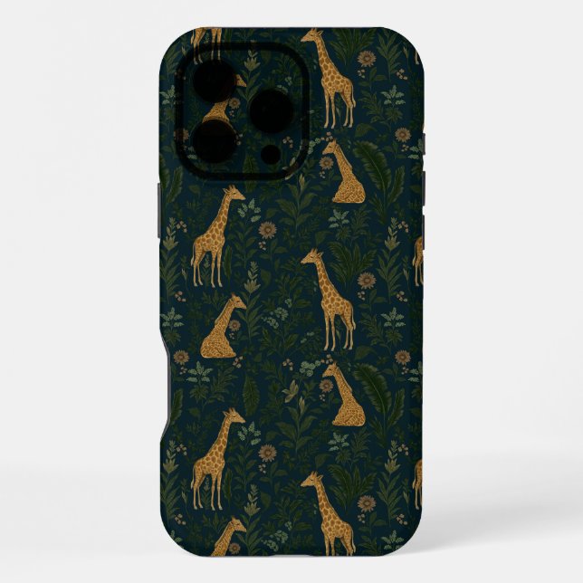 Tropical Giraffe Hangout iPhone Case (Back)