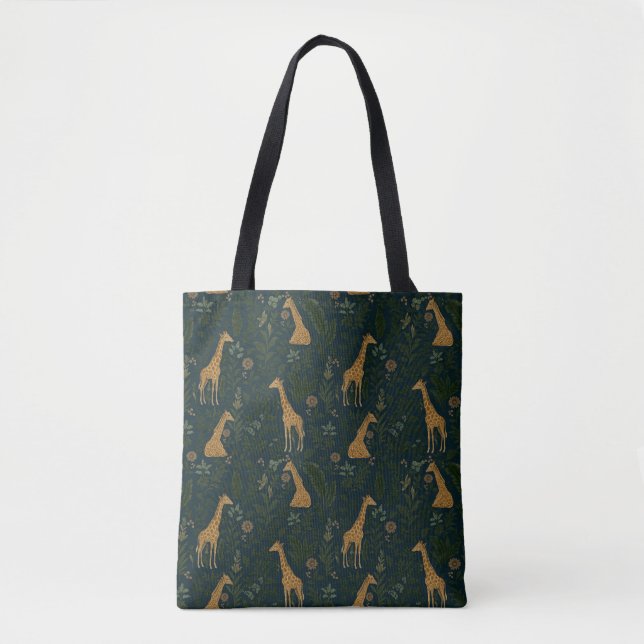 Tropical Giraffe Hangout Tote Bag (Front)