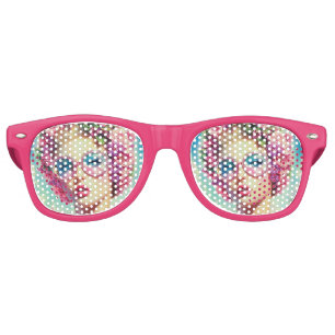 Tropical Glamour Queen Retro Sunglasses