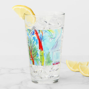 Tropical Glass Tumblers
