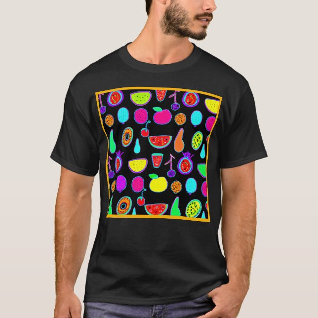 Tropical Glow Explosion T-Shirt (Front)