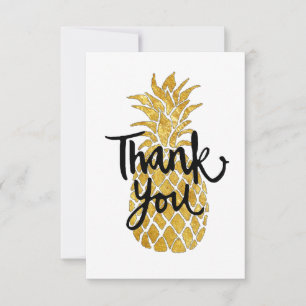 tropical golden pineapple thank you script